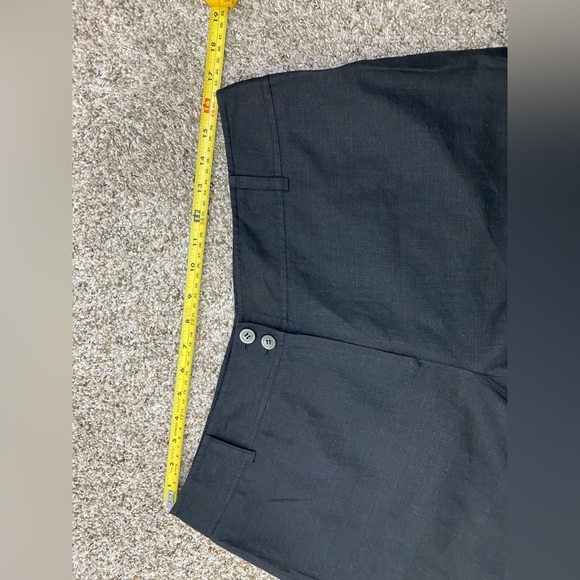 Linen Stretch Anne Klein Wide Leg Summer Beach Vacation Pants size 14 Petite - Picture 5 of 10